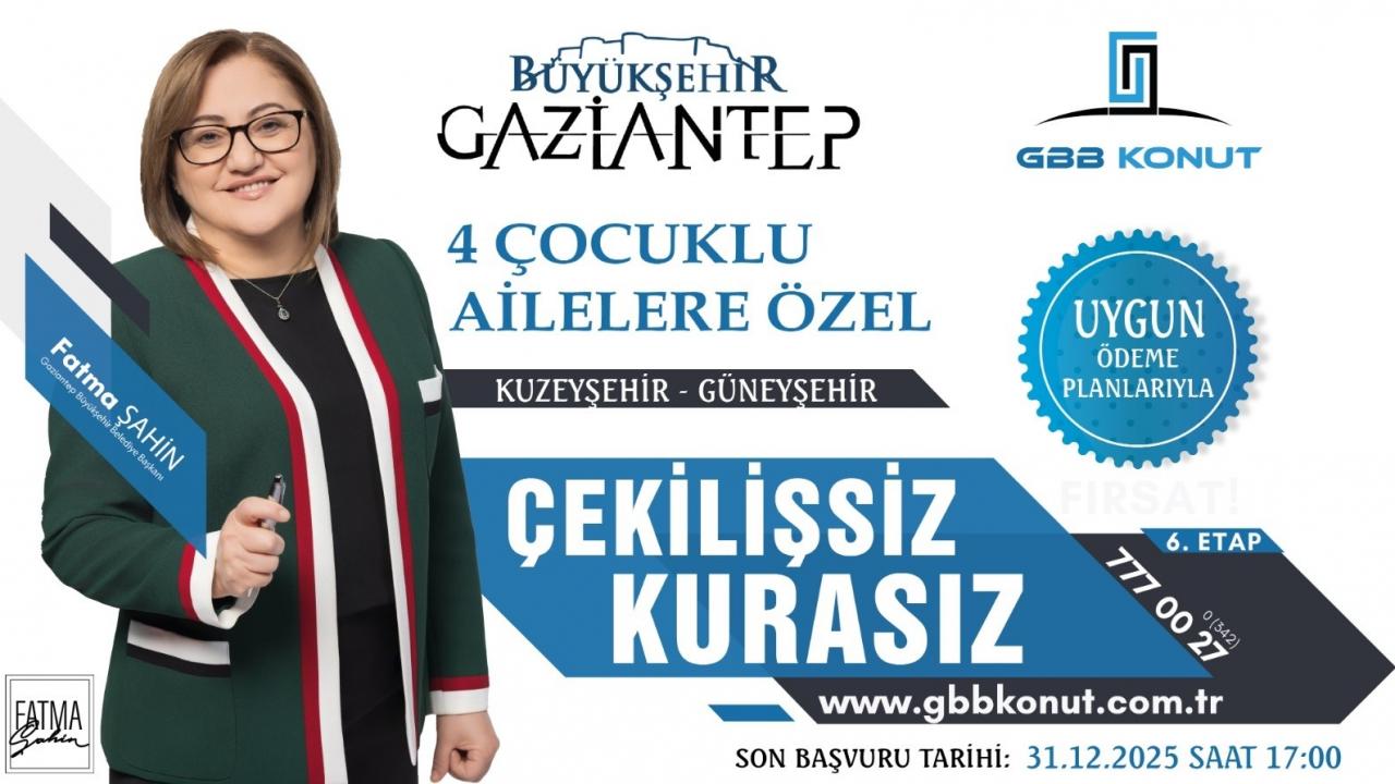 Gaziantep Büyükşehir’in yeni konut müjdesinin şartları belli oldu!