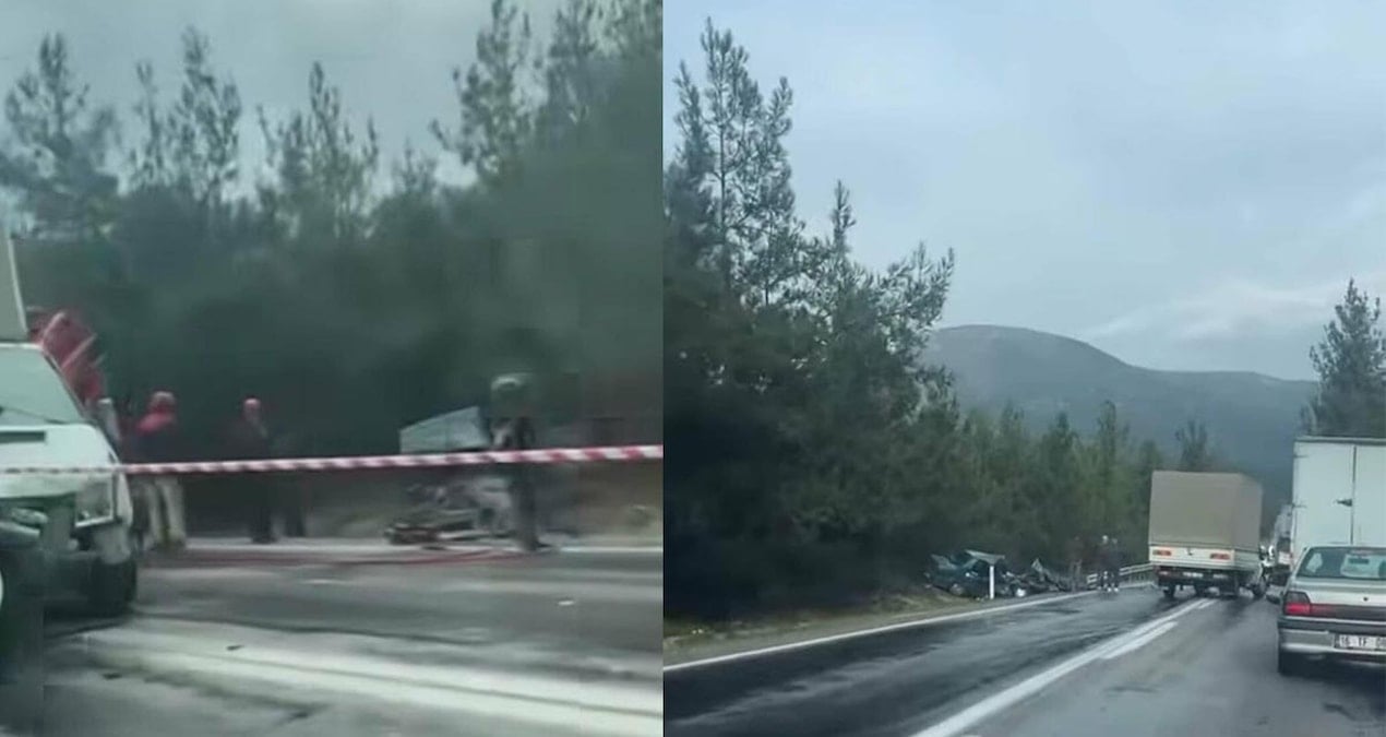 İzmir Menderes’te feci kaza: 2 kişi hayatını kaybetti