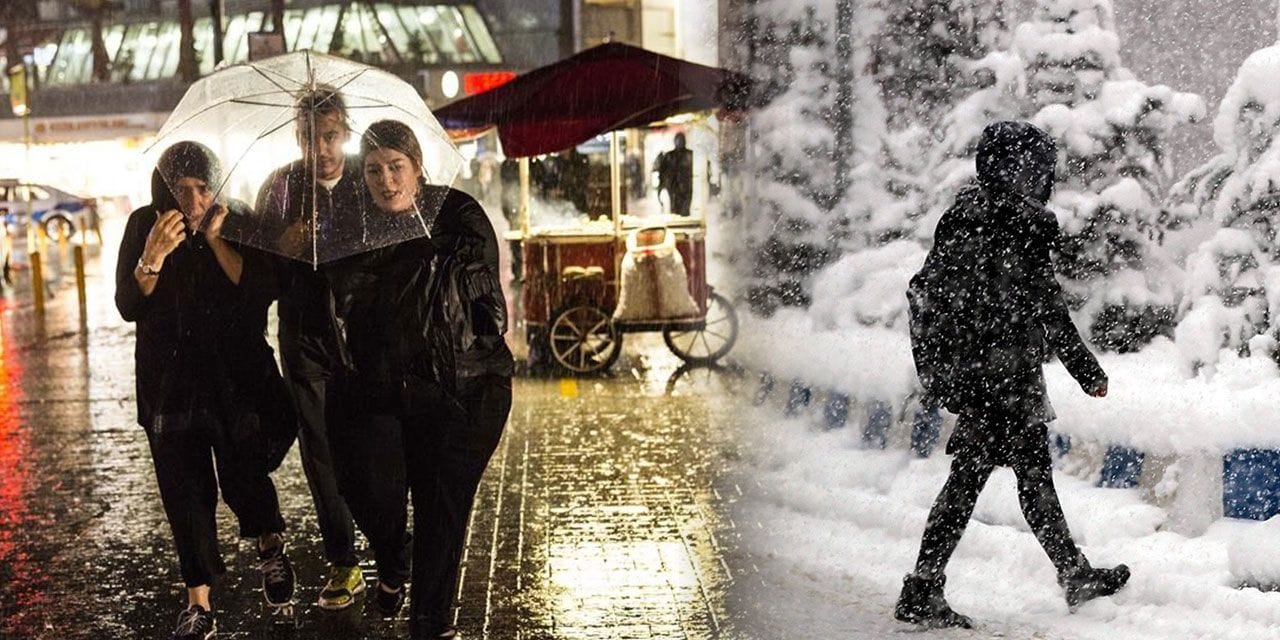 Meteoroloji tarih verip il il açıkladı: Kuvvetli kar ve sağanak geliyor